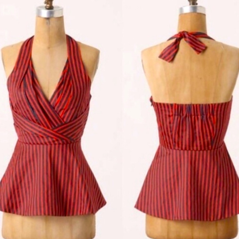 Anthropologie Odille Striped Halter